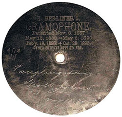 Berliner's Gramophone 404 W